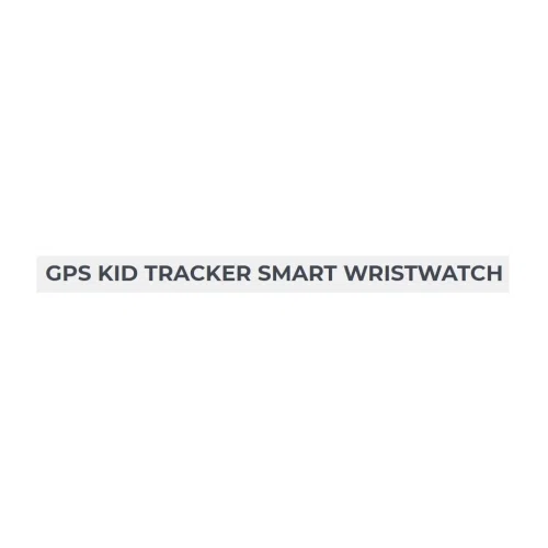 GPS Kid Tracker Smart Wristwatch